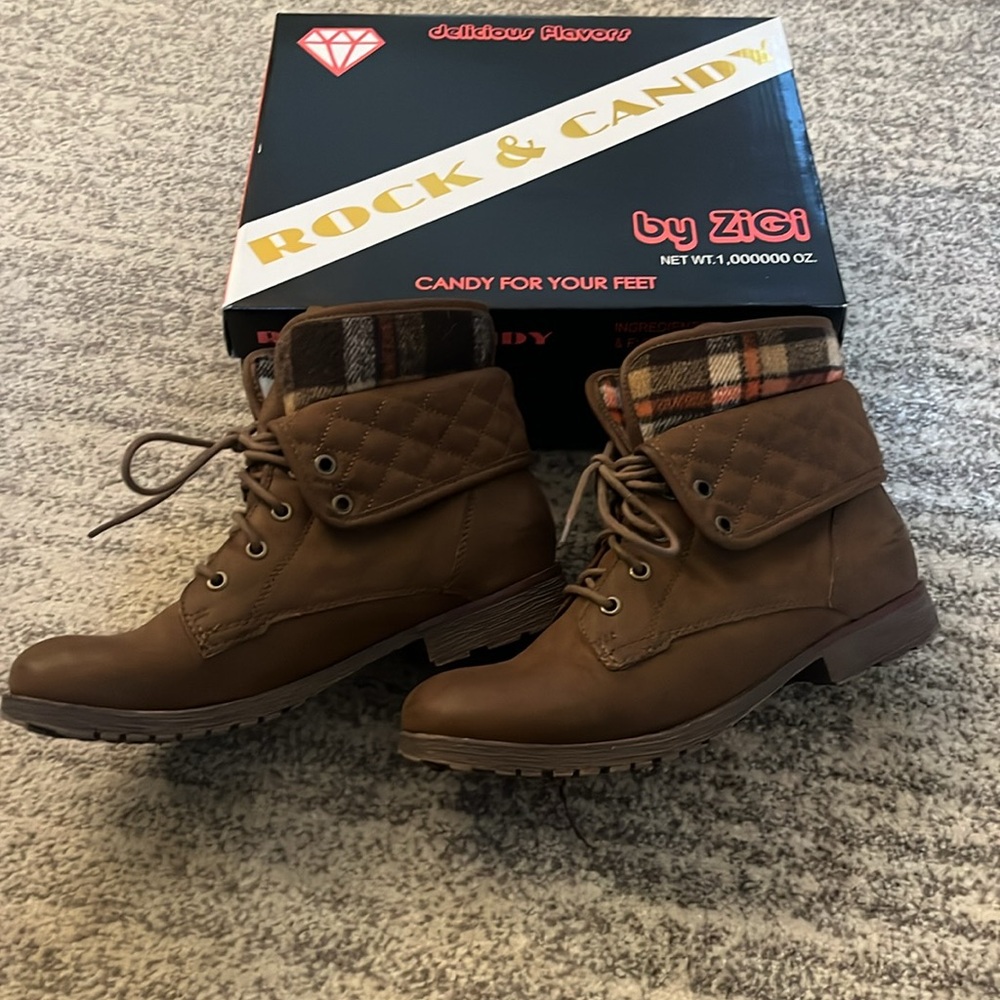 Rock & Candy Combat Boots